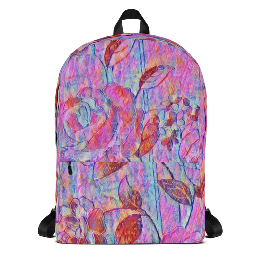 Backpack | Rose Print | by Bessan