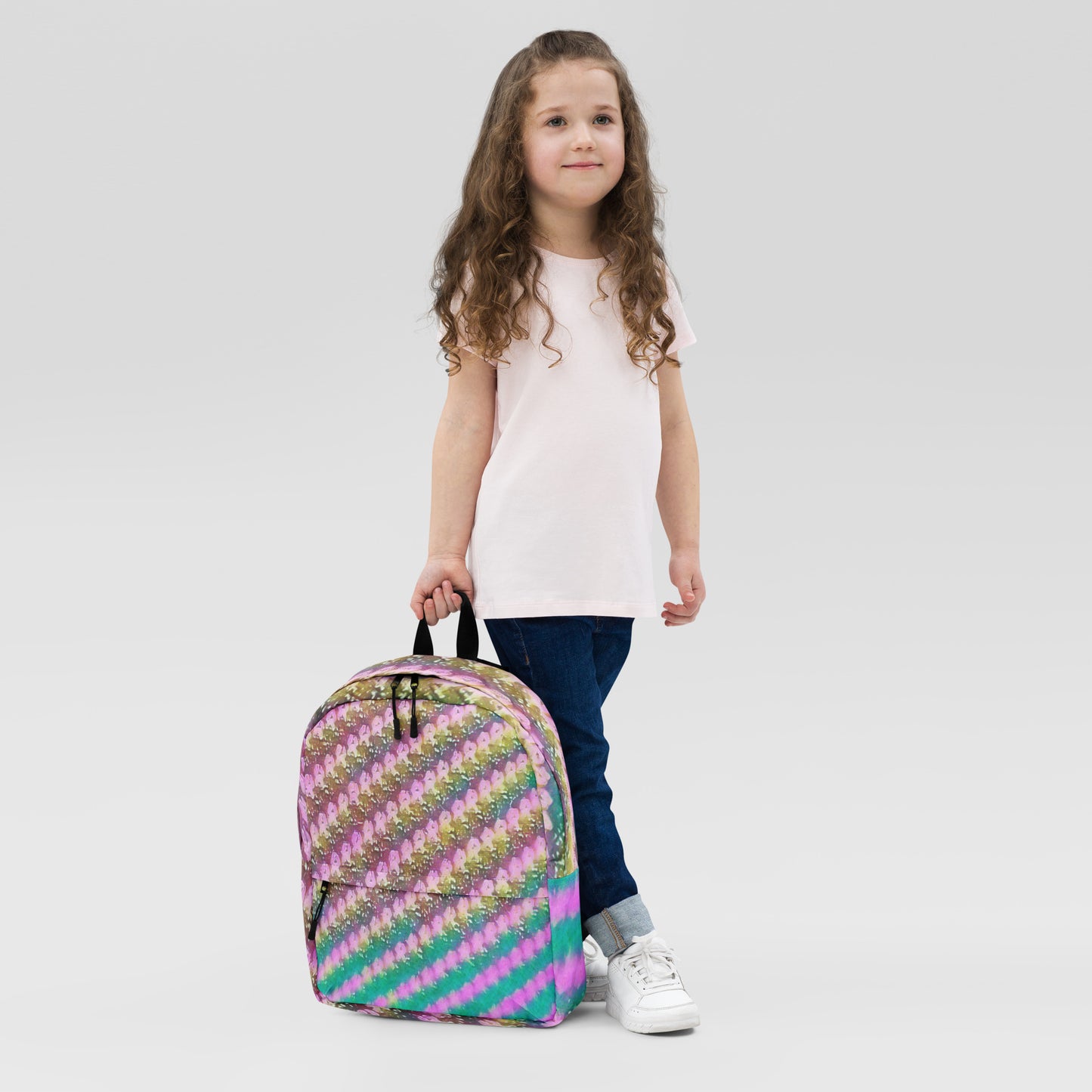 Backpack | Funky Pink Stripes | by Bessan