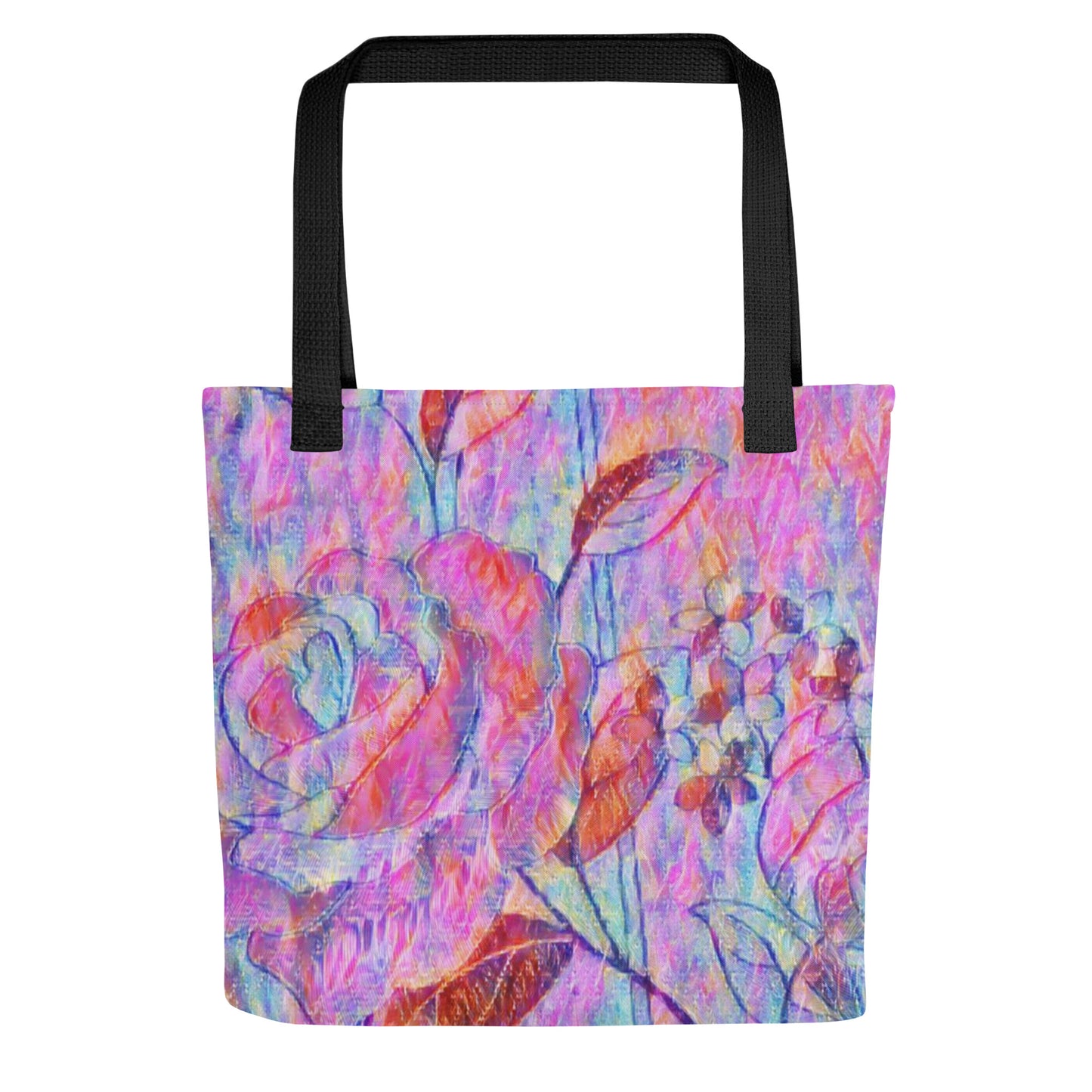 Tote Bag | Rose Print | by Bessan