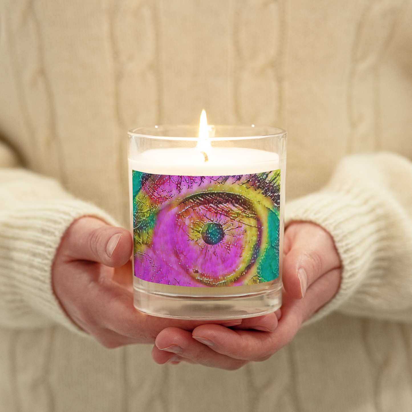 Unscented Candle | Eye | by Bessan