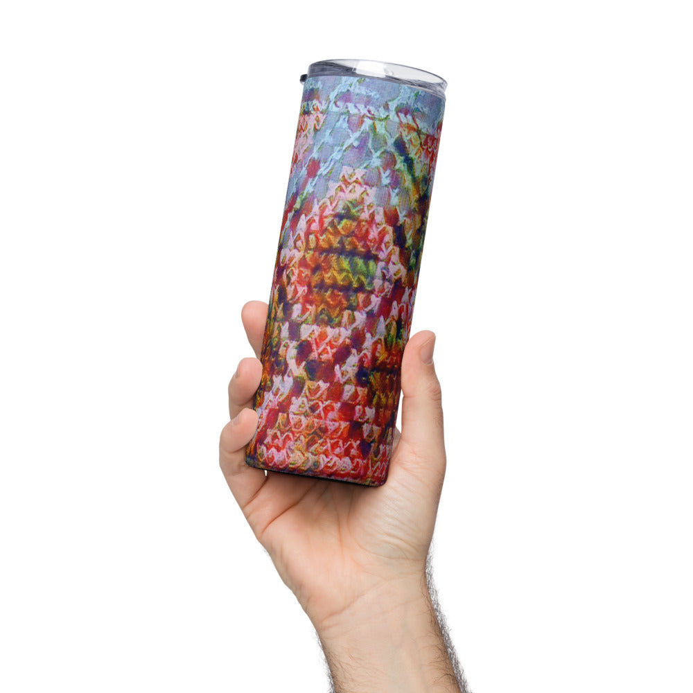 Stainless Steel Tumbler | Grandma's Tatreez | by Bessan