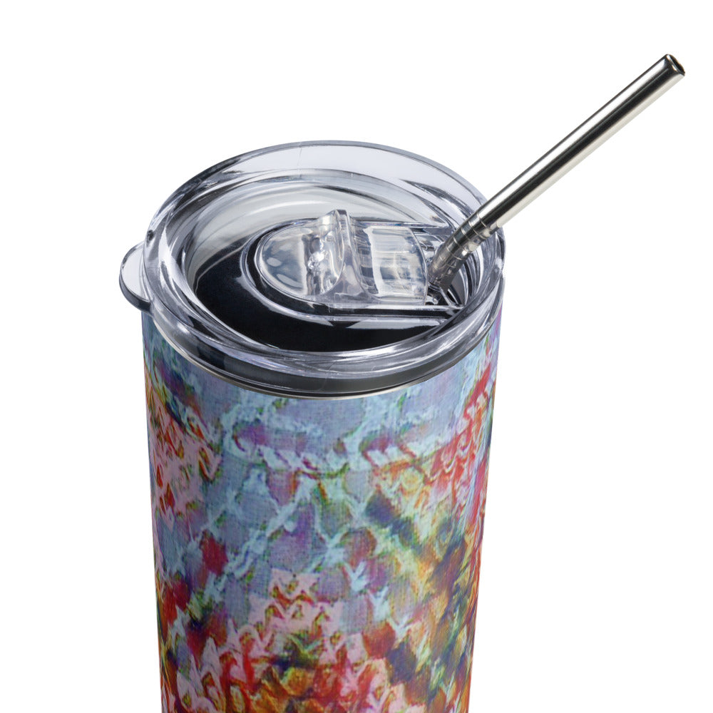 Stainless Steel Tumbler | Grandma's Tatreez | by Bessan